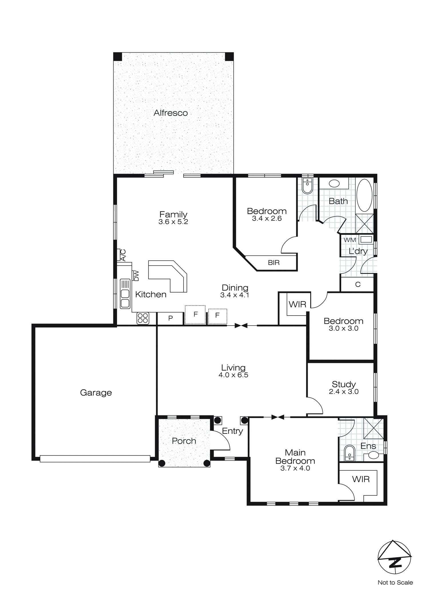 Floorplan of Homely house listing, 11 Rimmington Drive, Sebastopol VIC 3356
