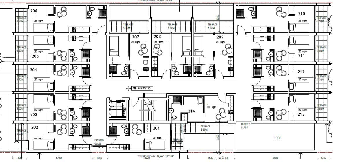 Floorplan of Homely apartment listing, 208/490 Elgar Road, Box Hill VIC 3128