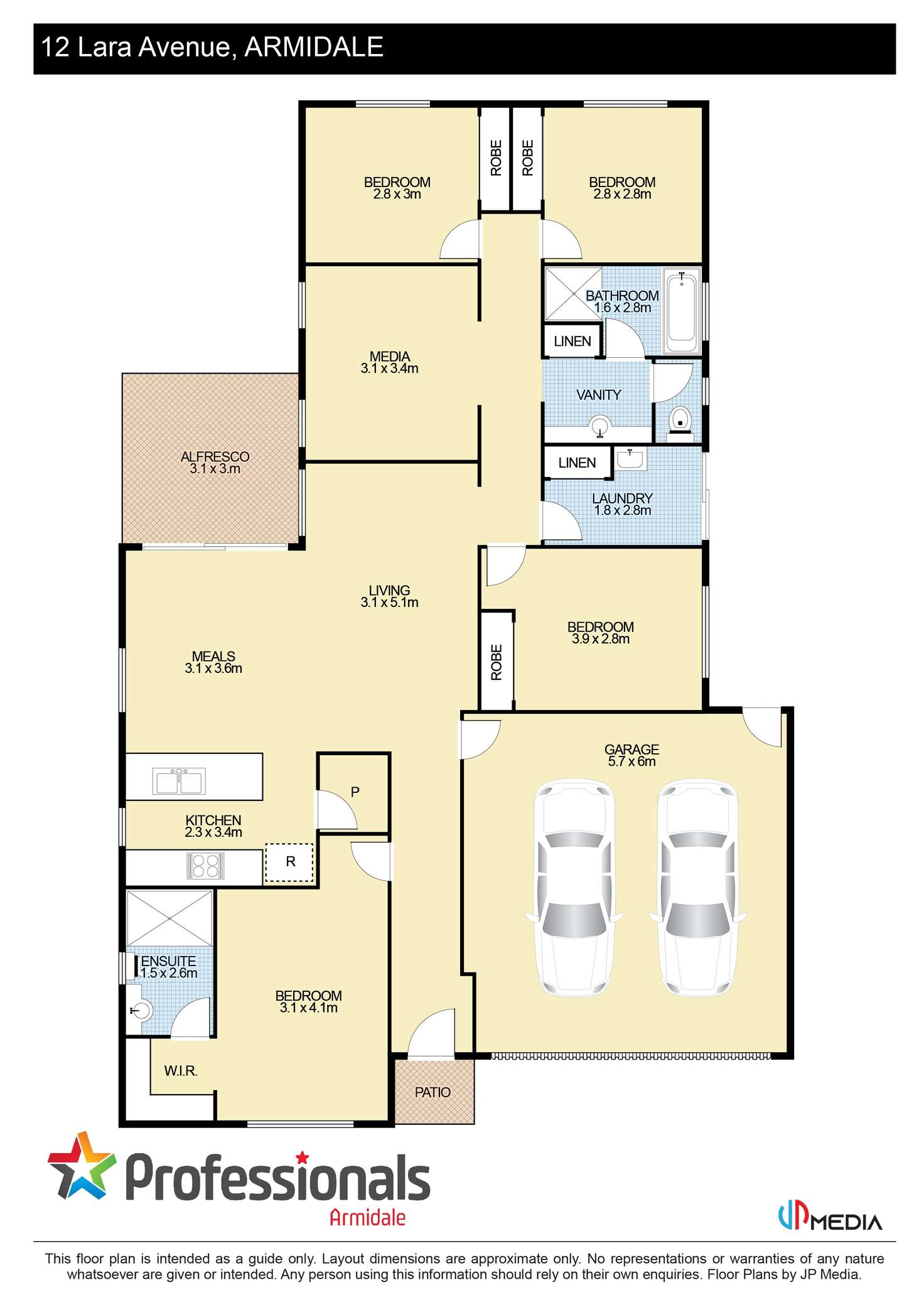 Floorplan of Homely house listing, 12 Lara Avenue, Armidale NSW 2350