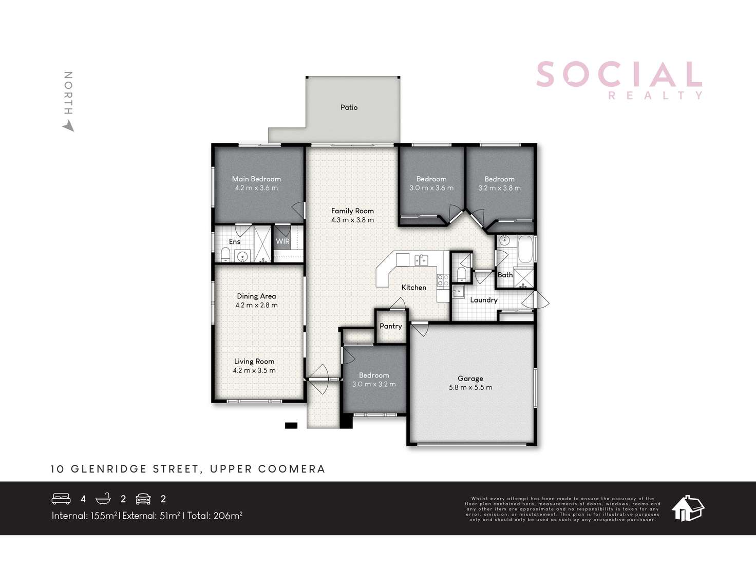 Floorplan of Homely house listing, 10 Glenridge Street, Upper Coomera QLD 4209