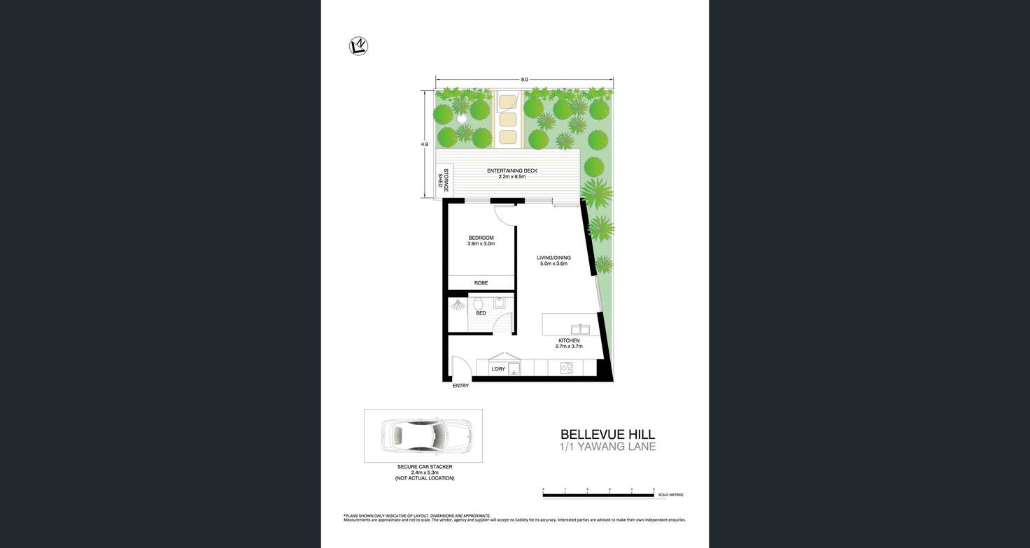 Floorplan of Homely apartment listing, 1/236 Old South Head Road, Bellevue Hill NSW 2023