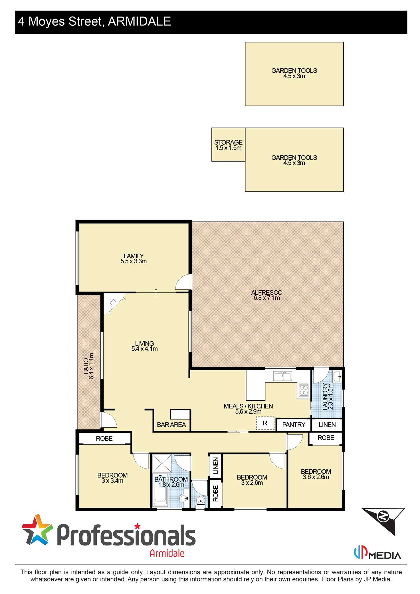 Floorplan of Homely house listing, 4 Moyes Street, Armidale NSW 2350