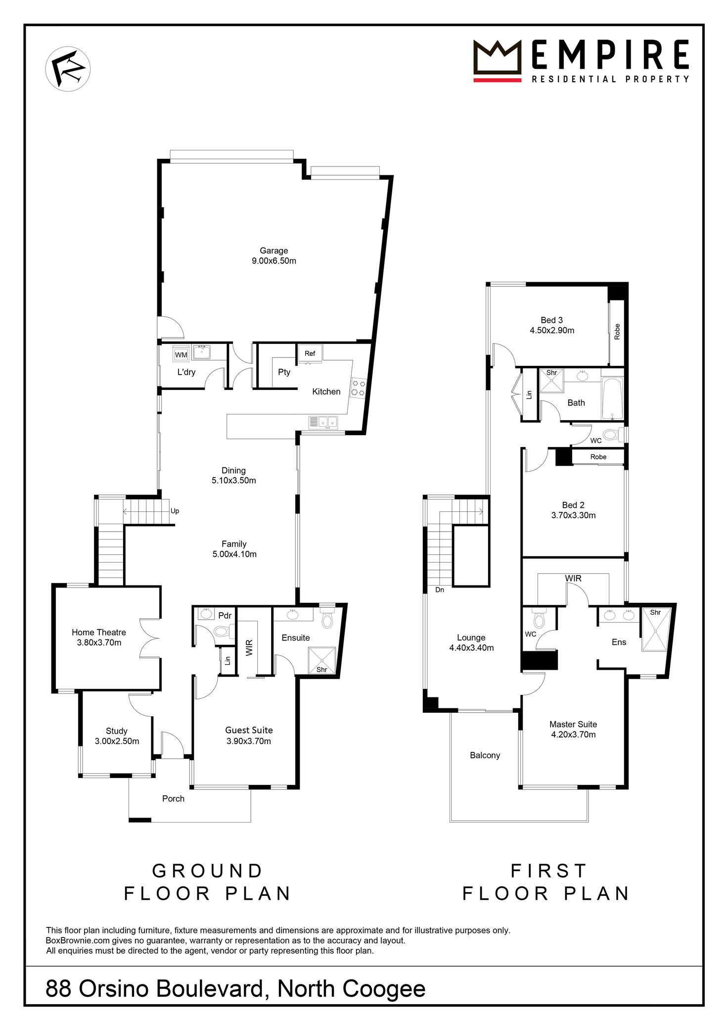 Floorplan of Homely house listing, 88 Orsino Boulevard, North Coogee WA 6163