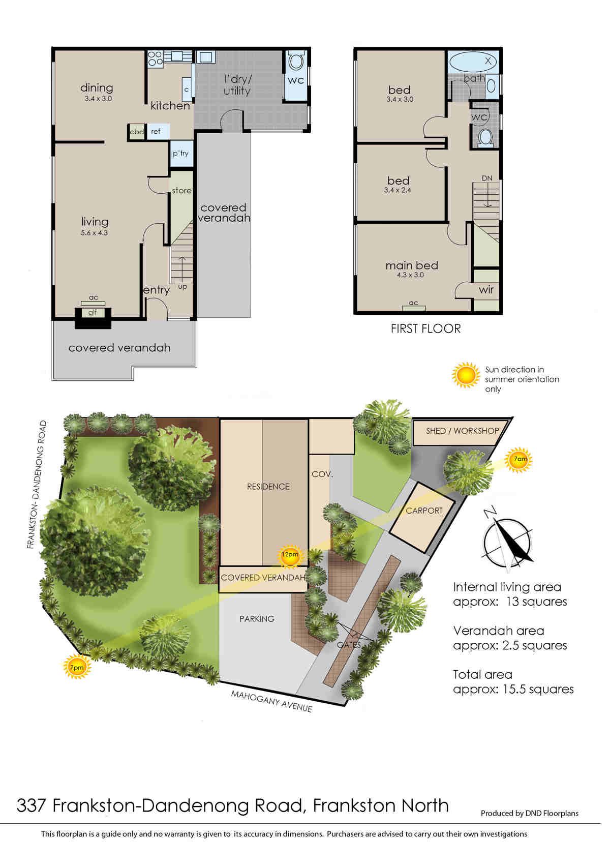 Floorplan of Homely house listing, 337 Frankston Dandenong Road, Frankston North VIC 3200