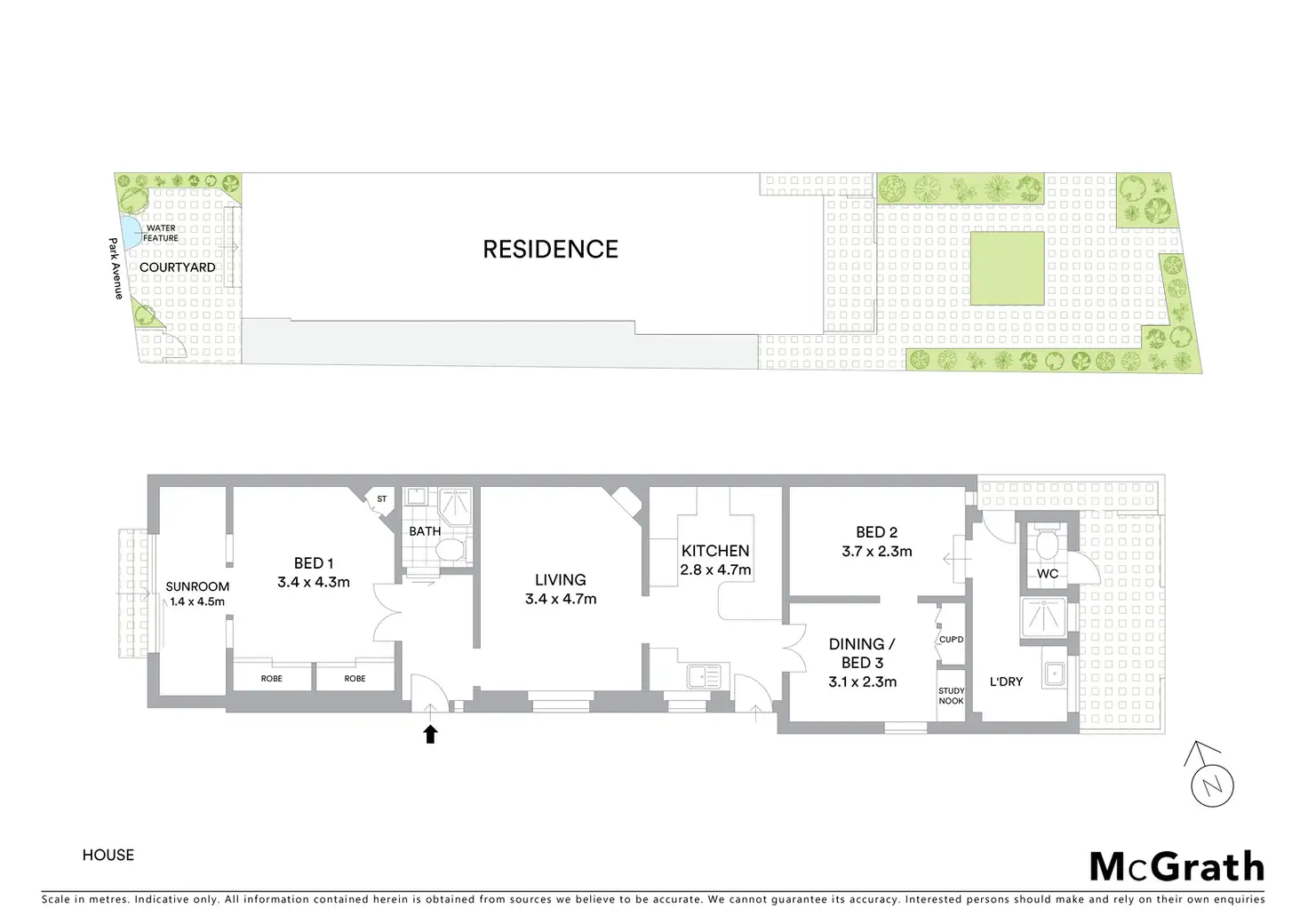 Floorplan of Homely house listing, 17 Park Avenue, Neutral Bay NSW 2089