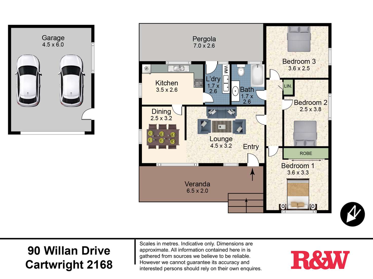Floorplan of Homely house listing, 90 Willan Drive, Cartwright NSW 2168