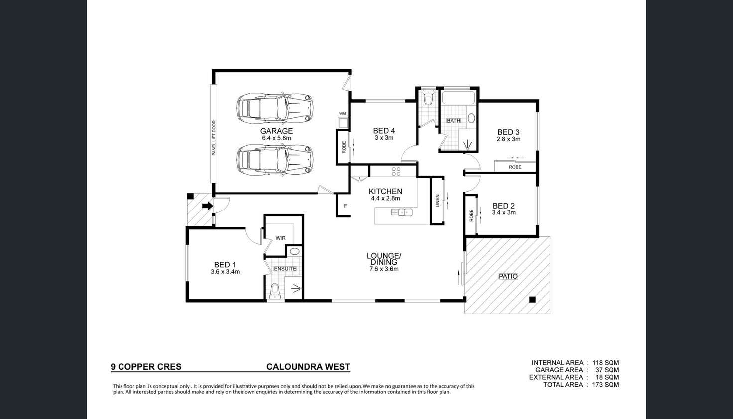 Floorplan of Homely house listing, 9 Copper Crescent, Caloundra West QLD 4551