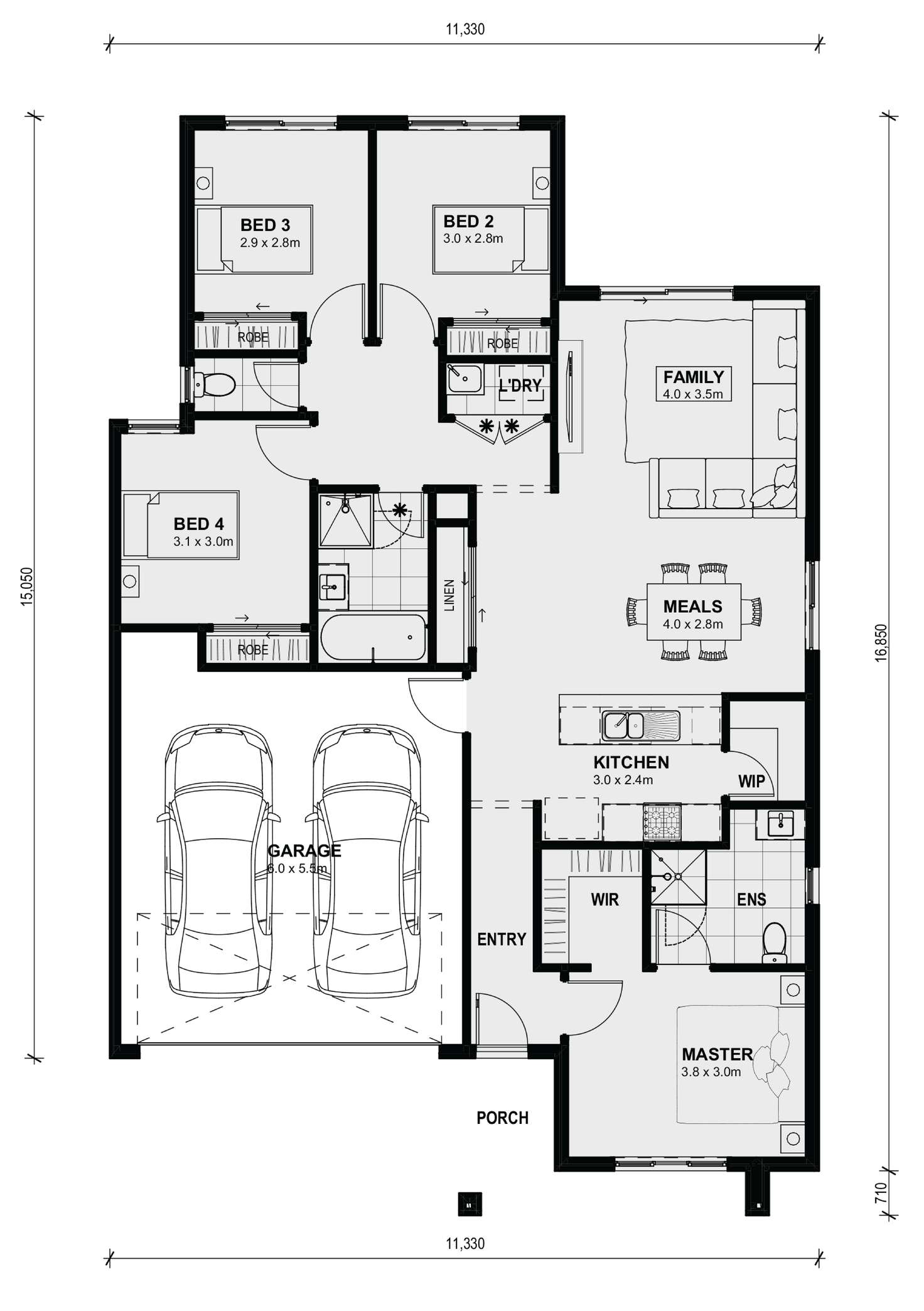 Floorplan of Homely house listing, LOT 30631 MT. ATKINSON ESTATE, Truganina VIC 3029