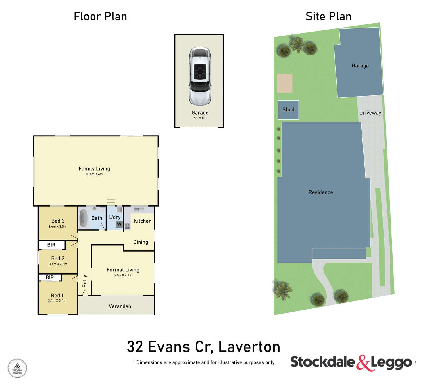 Floorplan of Homely house listing, 32 Evans Crescent, Laverton VIC 3028