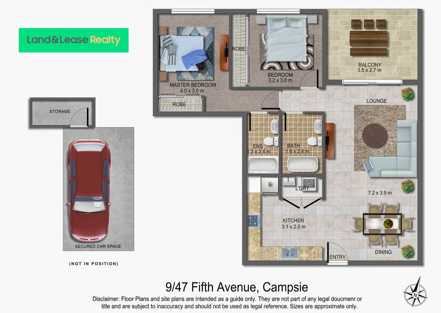 Floorplan of Homely apartment listing, 9/45 -47 Fifth Avenue, Campsie NSW 2194