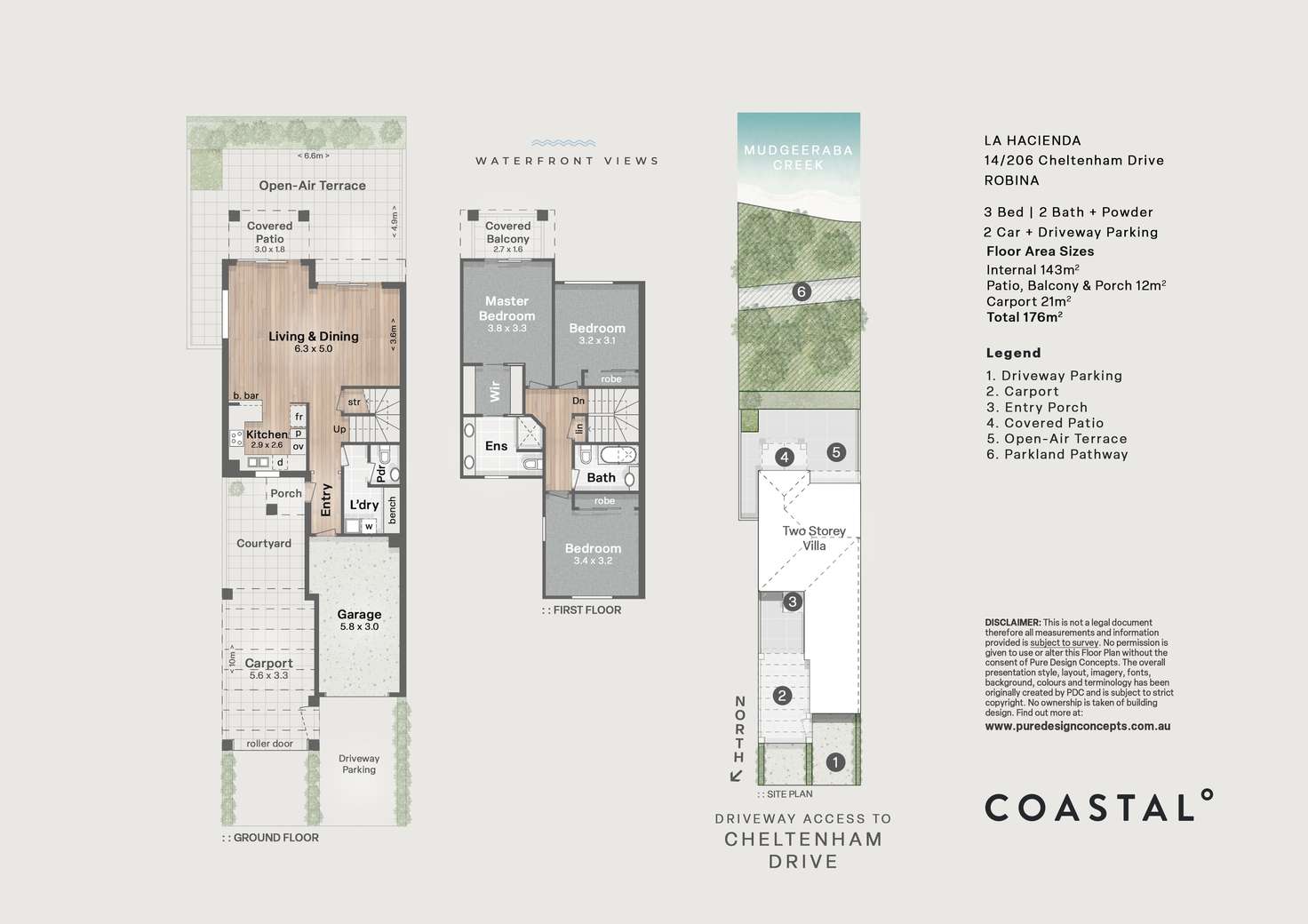 Floorplan of Homely townhouse listing, 14/206 Cheltenham Drive, Robina QLD 4226