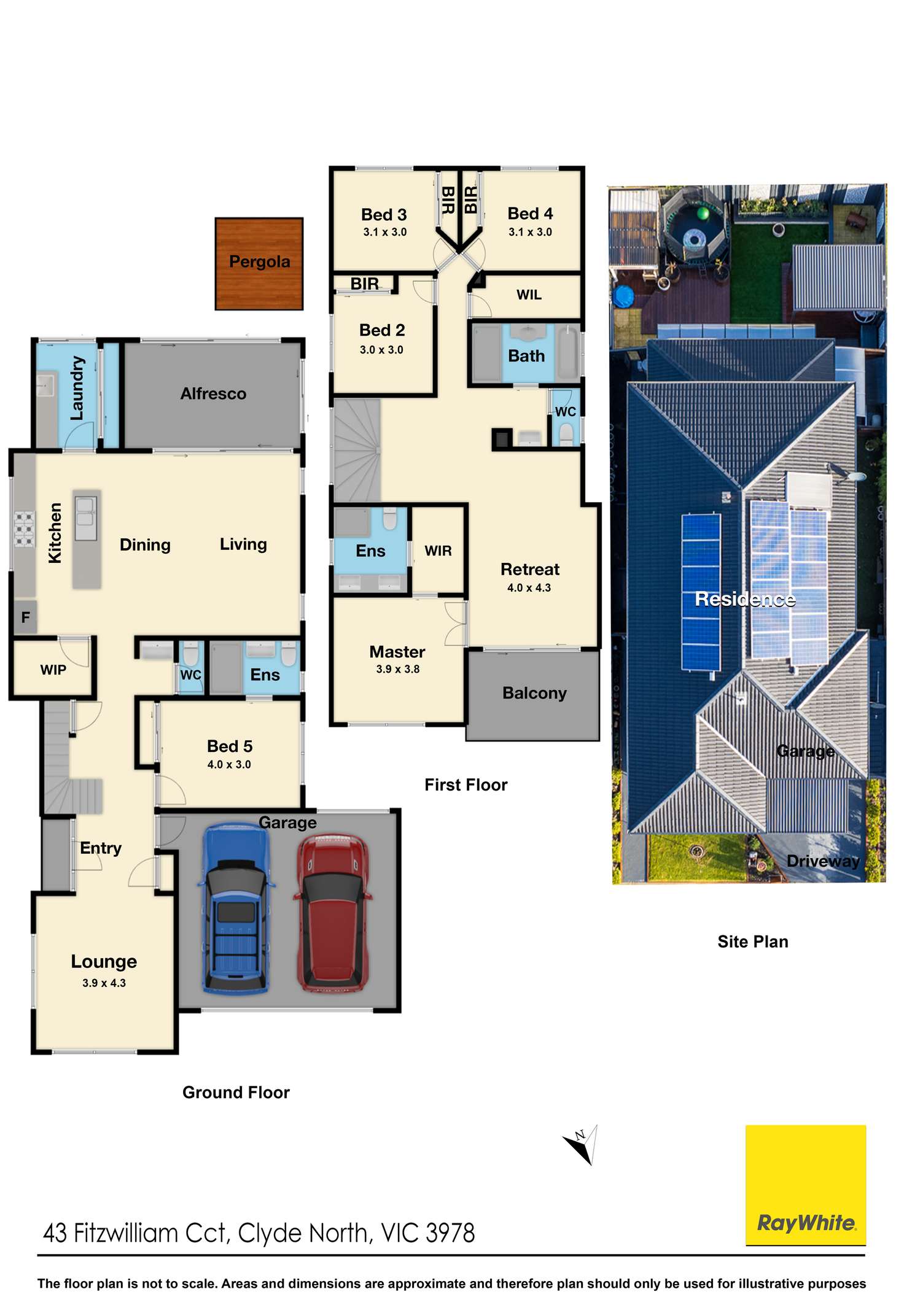 Floorplan of Homely house listing, 43 Fitzwilliam Circuit, Clyde North VIC 3978