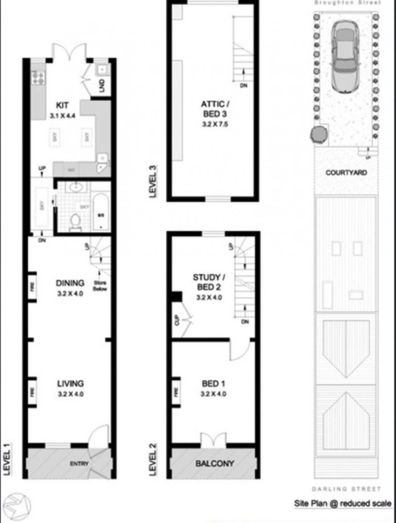 Floorplan of Homely house listing, 24 Darling St, Glebe NSW 2037