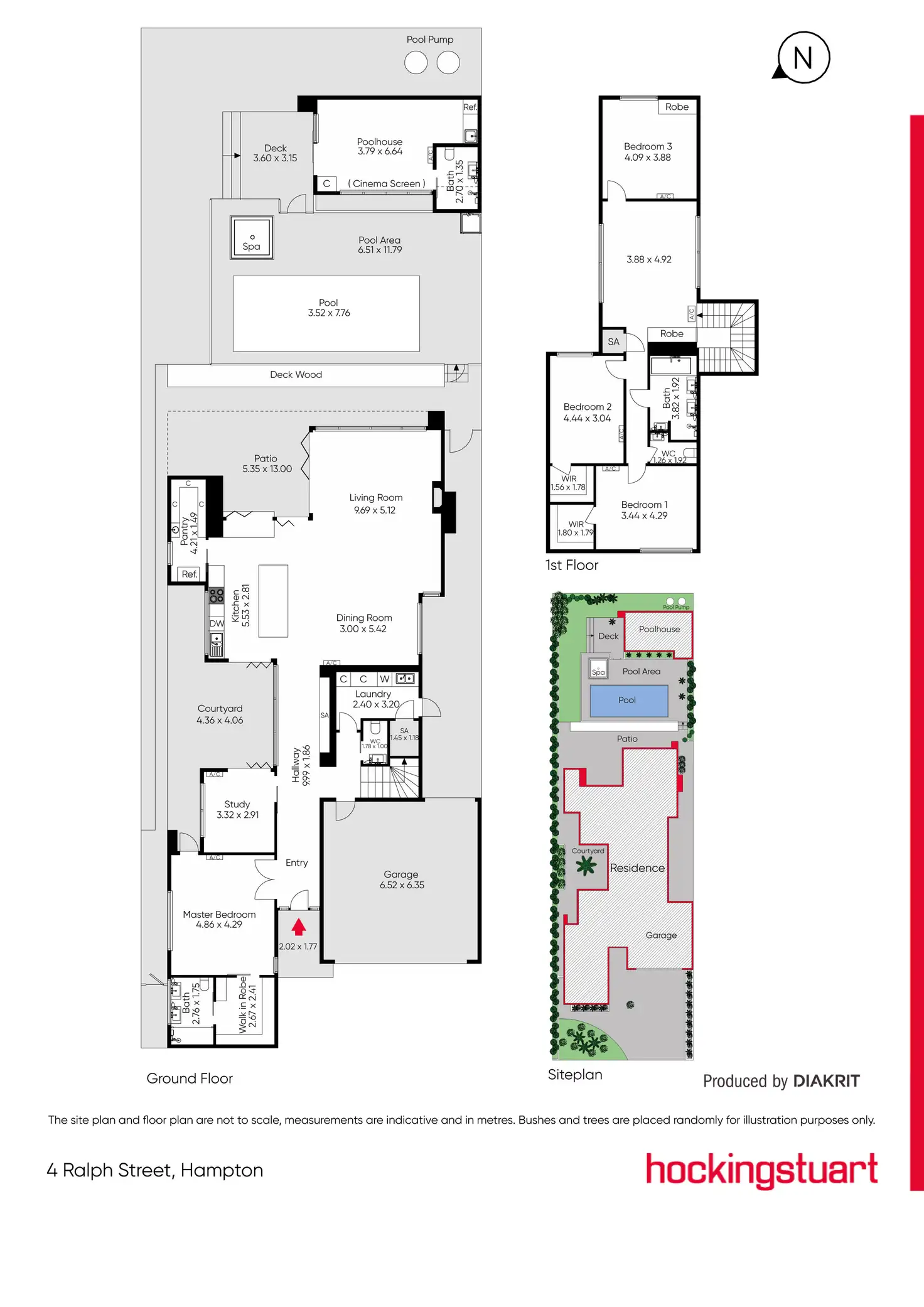 Floorplan of Homely house listing, 4 Ralph Street, Hampton VIC 3188