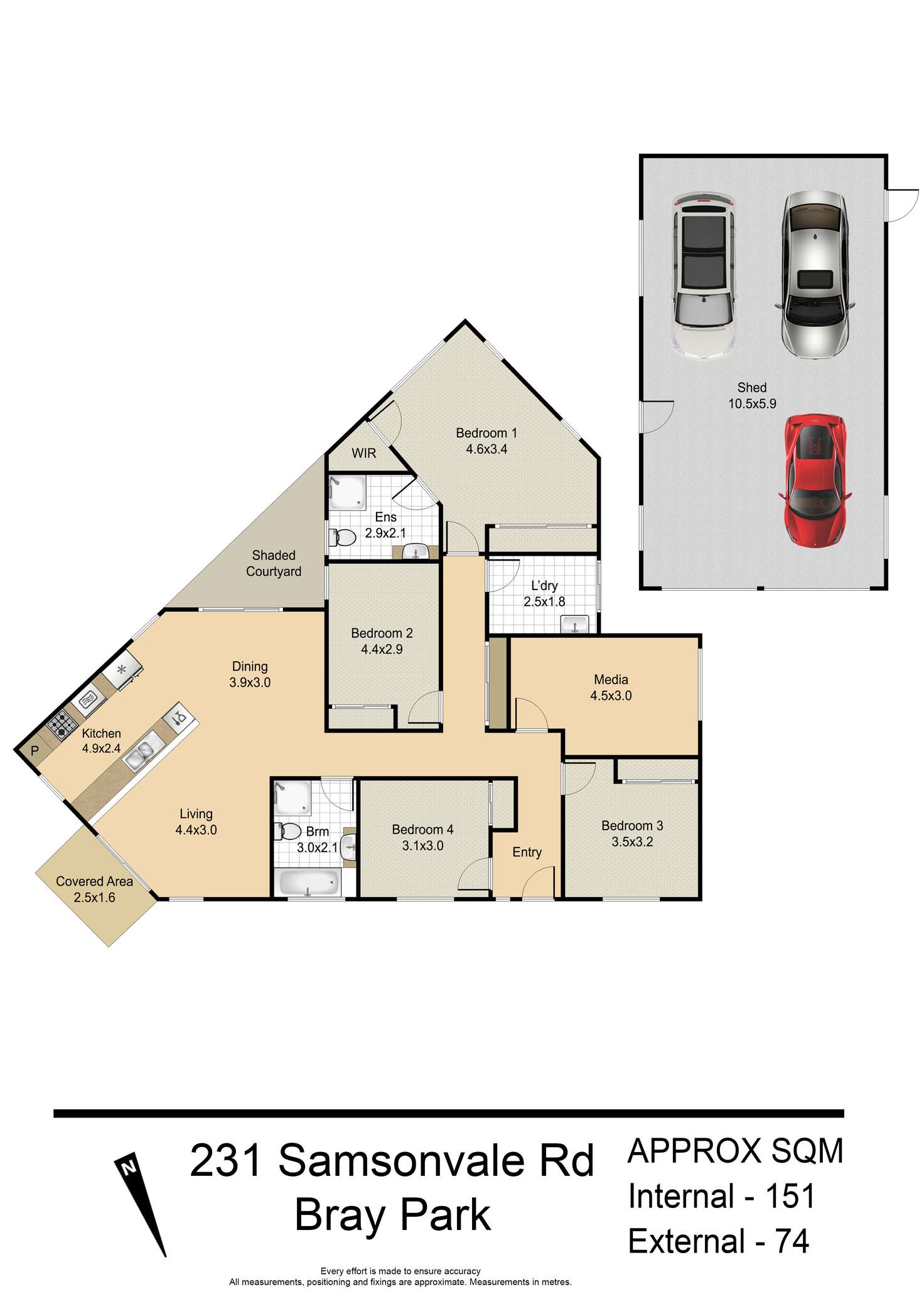 Floorplan of Homely house listing, 231 Samsonvale Road, Bray Park QLD 4500