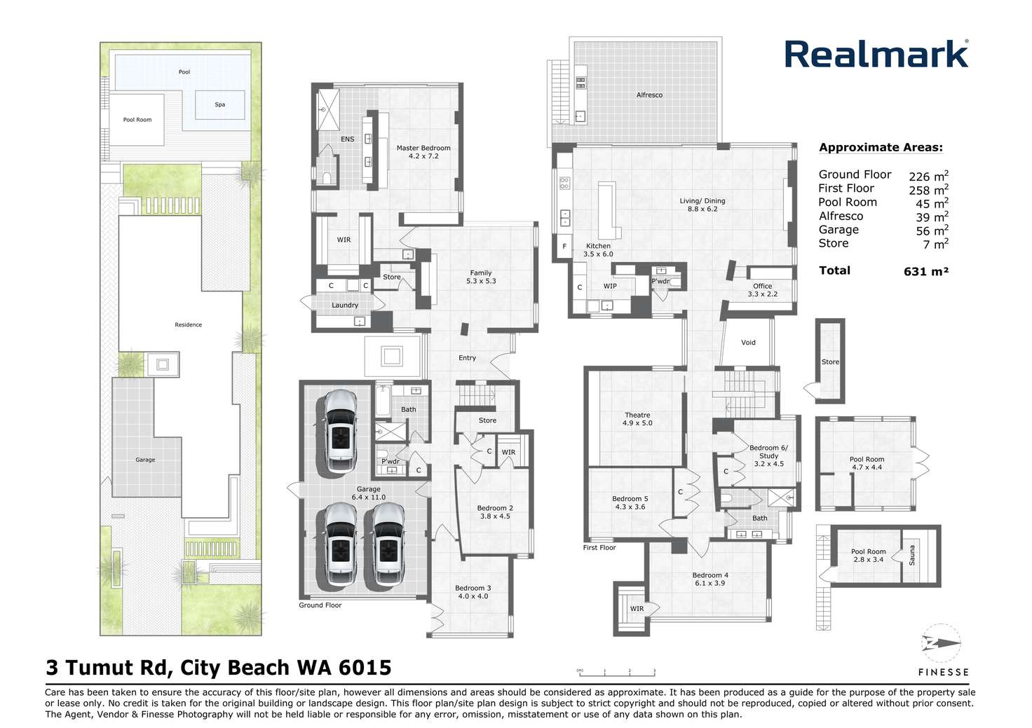Floorplan of Homely house listing, 3 Tumut Road, City Beach WA 6015