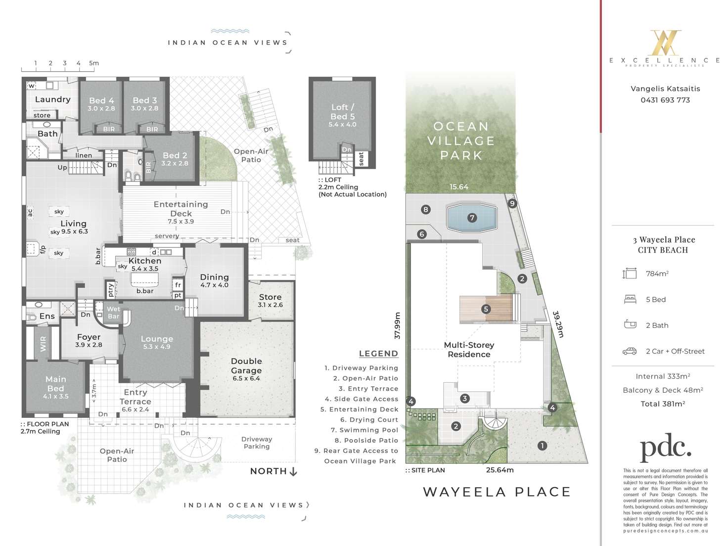 Floorplan of Homely house listing, 3 Wayeela Place, City Beach WA 6015
