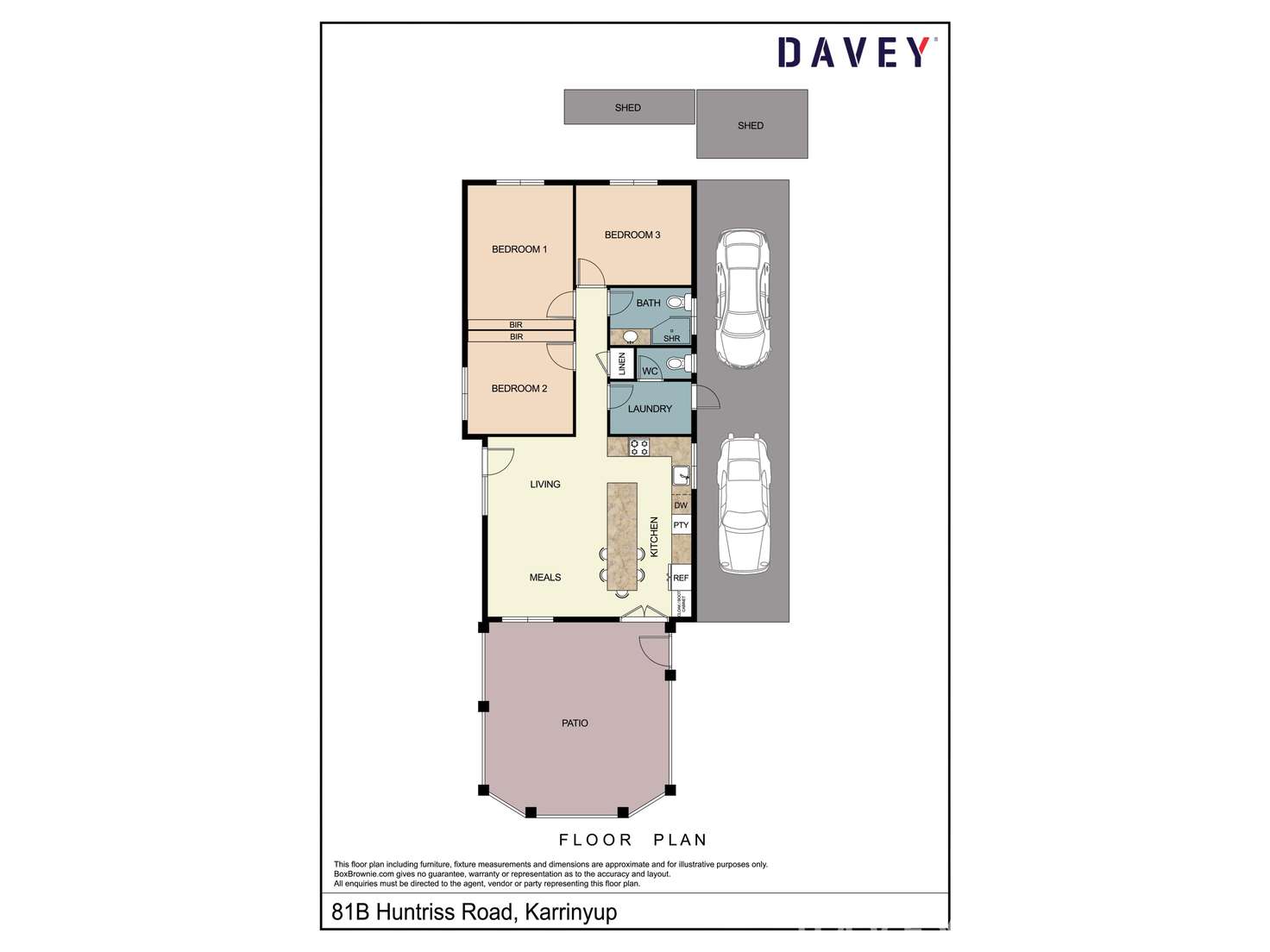 Floorplan of Homely house listing, 81B Huntriss Road, Karrinyup WA 6018
