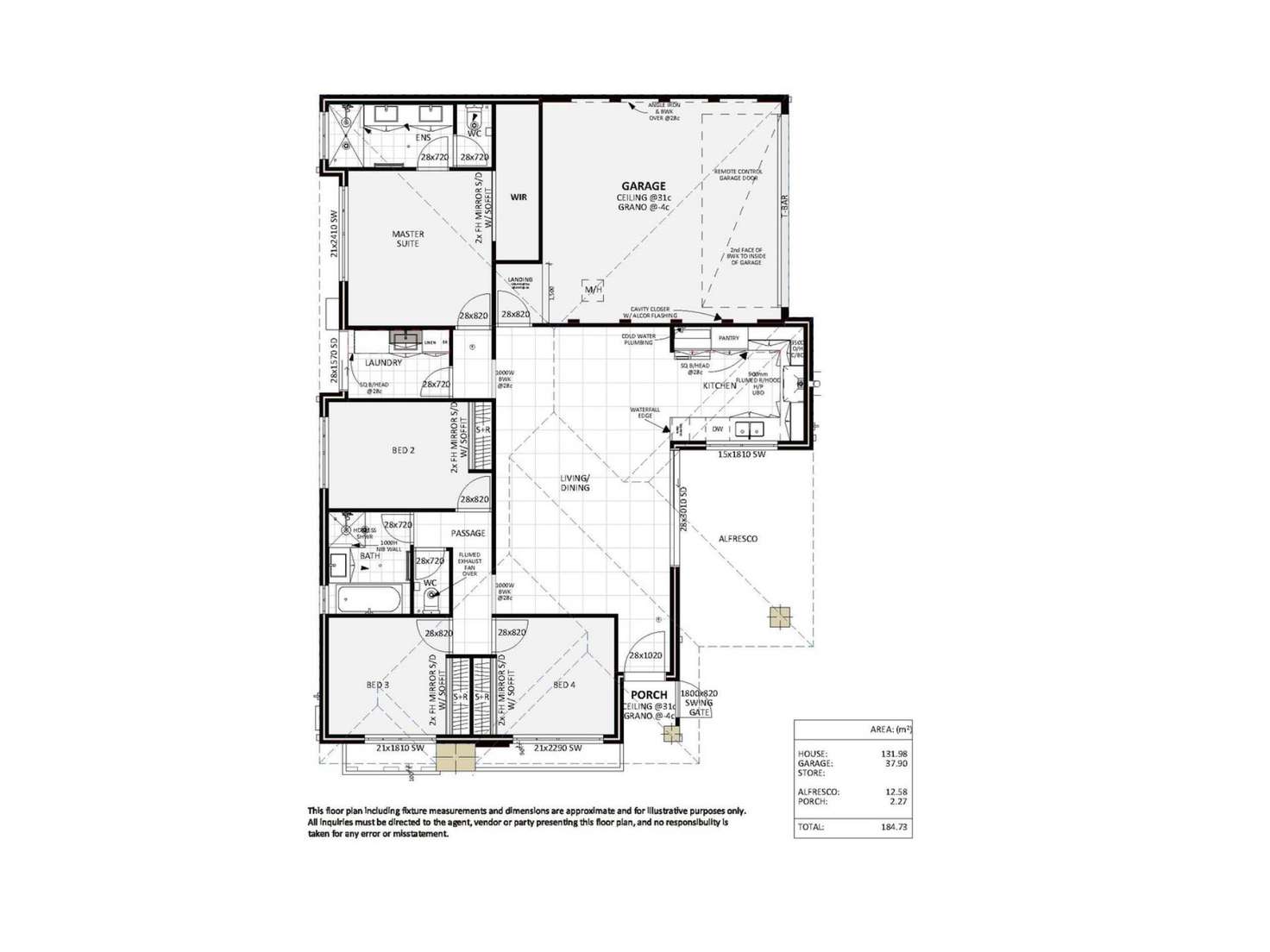 Floorplan of Homely house listing, 49 Birchington Street, Beckenham WA 6107