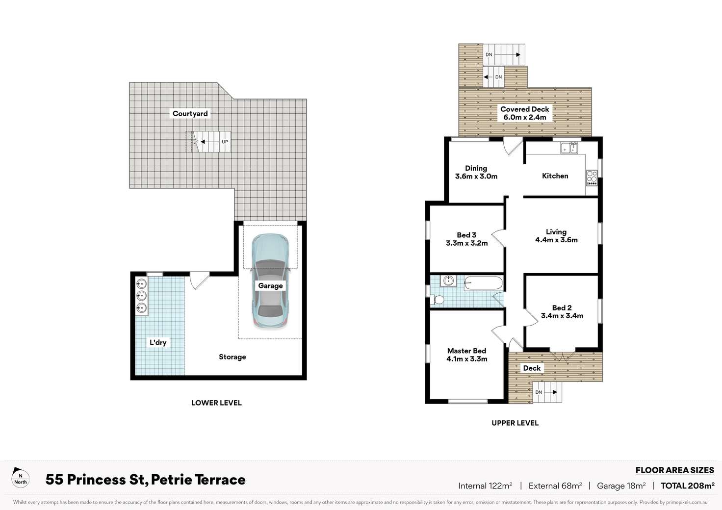 Floorplan of Homely house listing, 55 Princess Street, Petrie Terrace QLD 4000