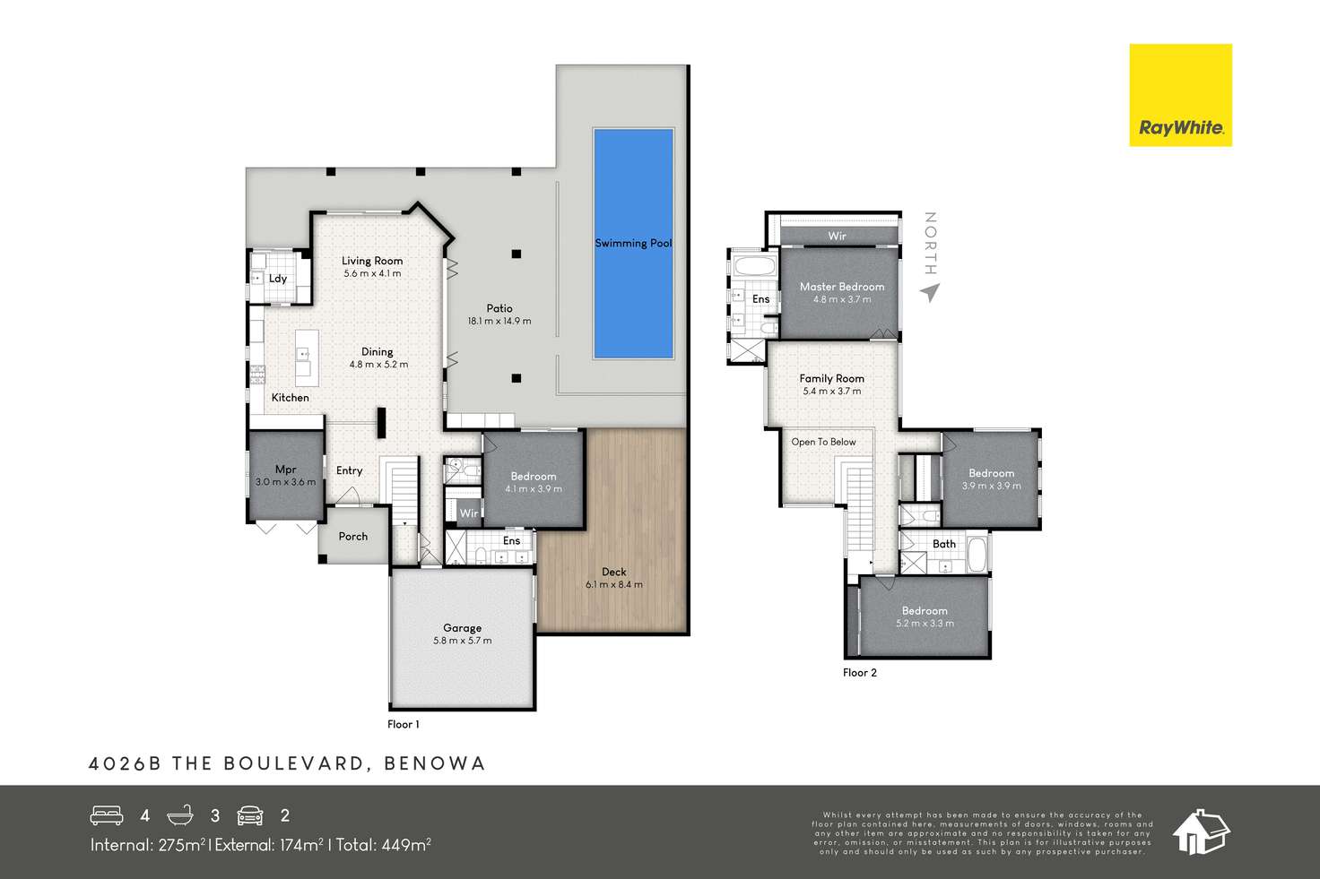 Floorplan of Homely house listing, 4026B The Boulevard, Benowa QLD 4217