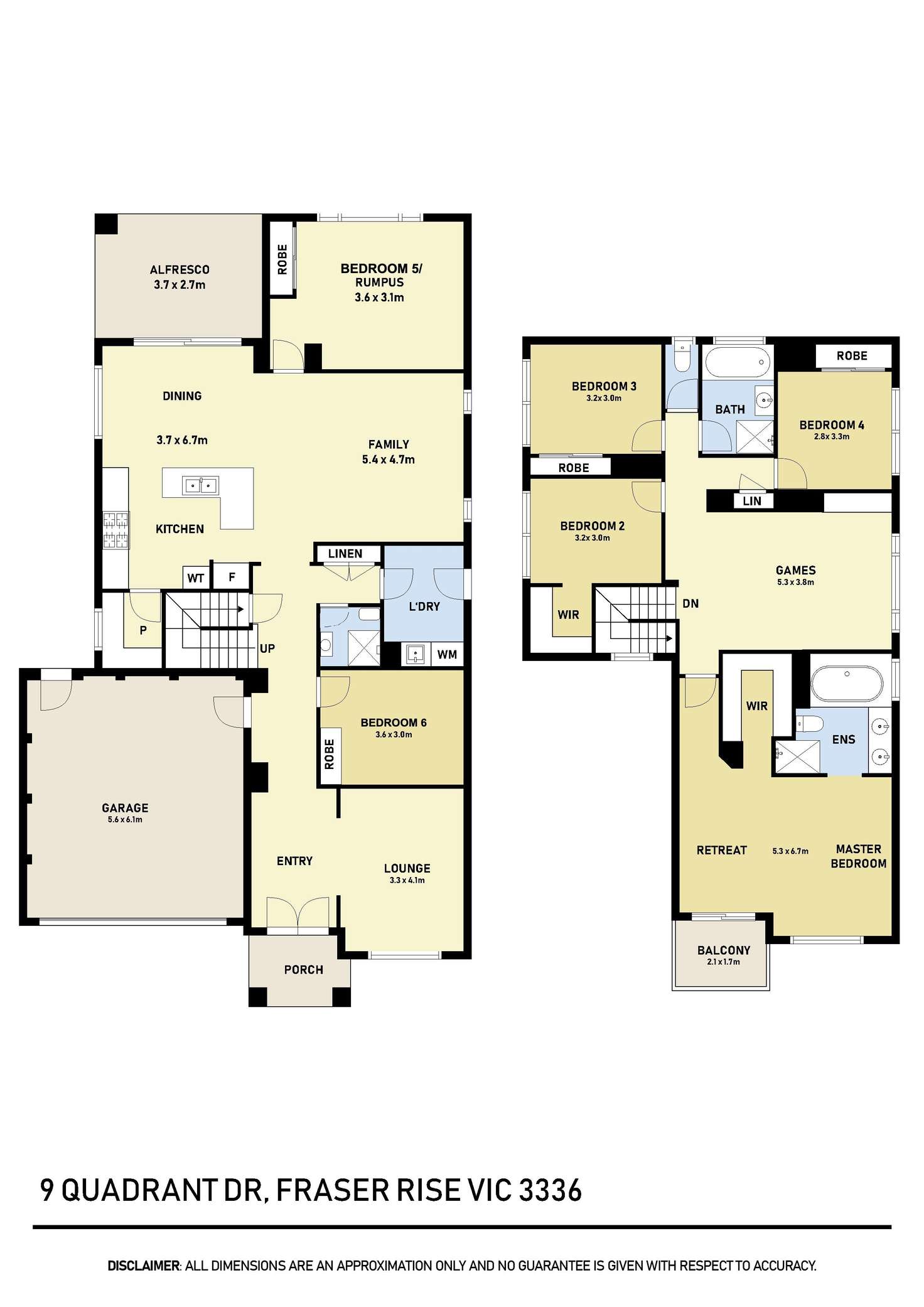 Floorplan of Homely other listing, 9 Quadrant Drive, Fraser Rise VIC 3336