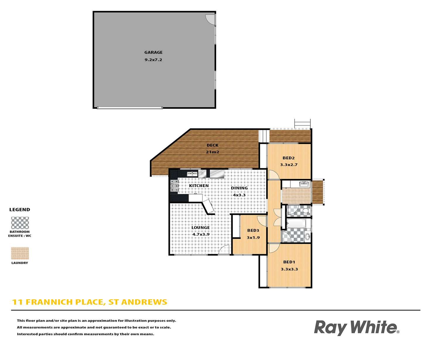 Floorplan of Homely house listing, 11 Fannich Place, St Andrews NSW 2566