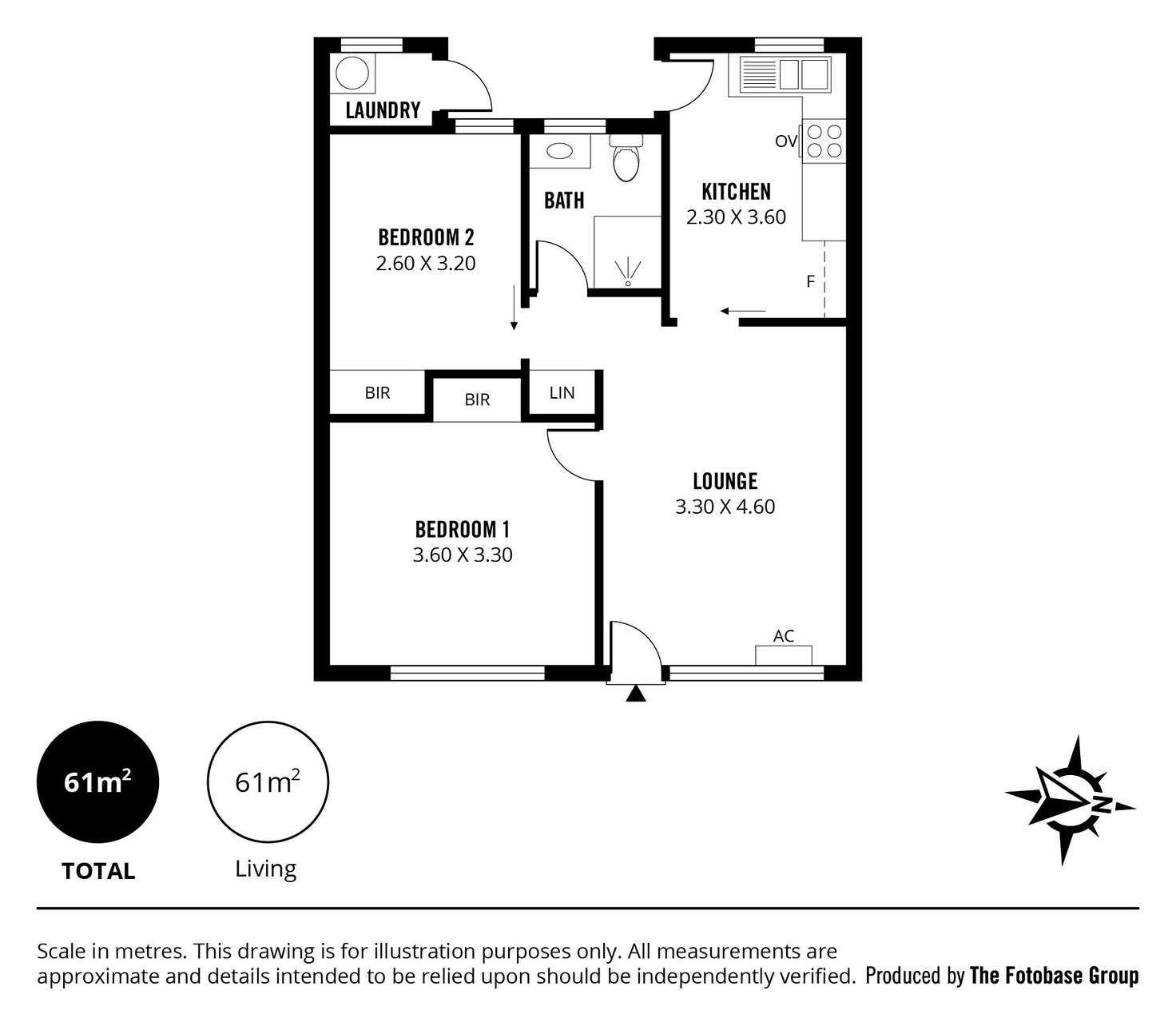 Floorplan of Homely house listing, 2/43B Addison Road, Warradale SA 5046
