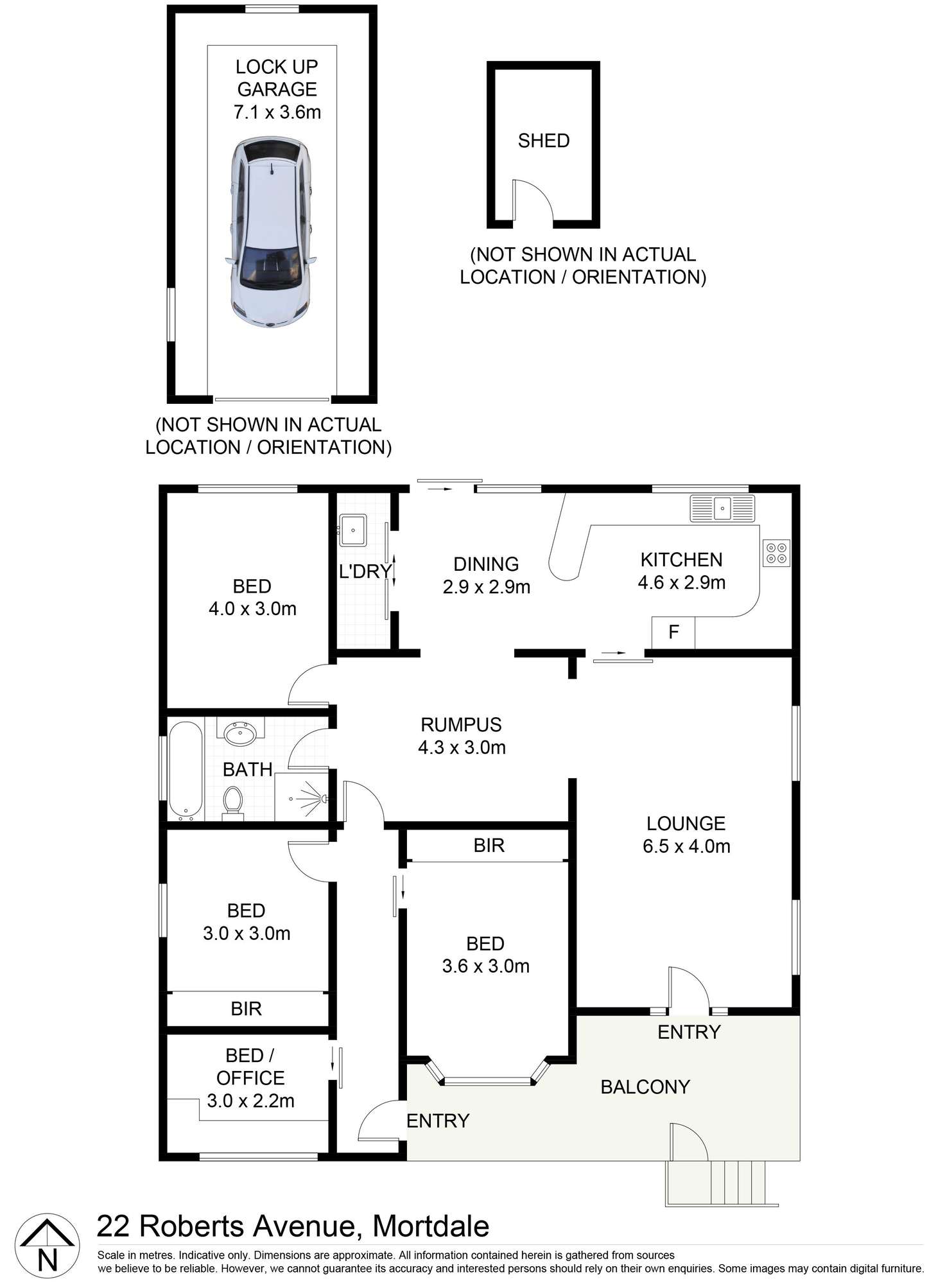 Floorplan of Homely house listing, 22 Roberts Avenue, Mortdale NSW 2223