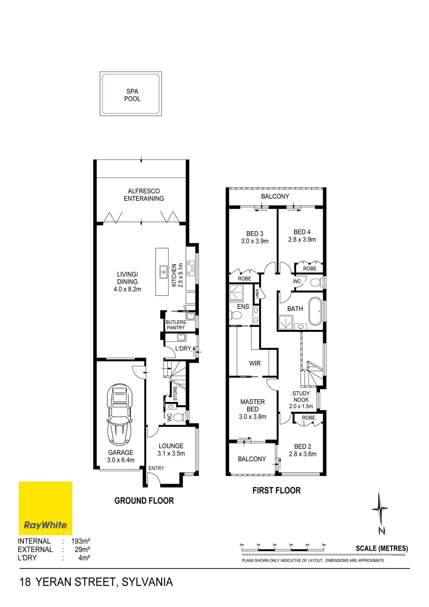 Floorplan of Homely house listing, 18B Yeran Street, Sylvania NSW 2224