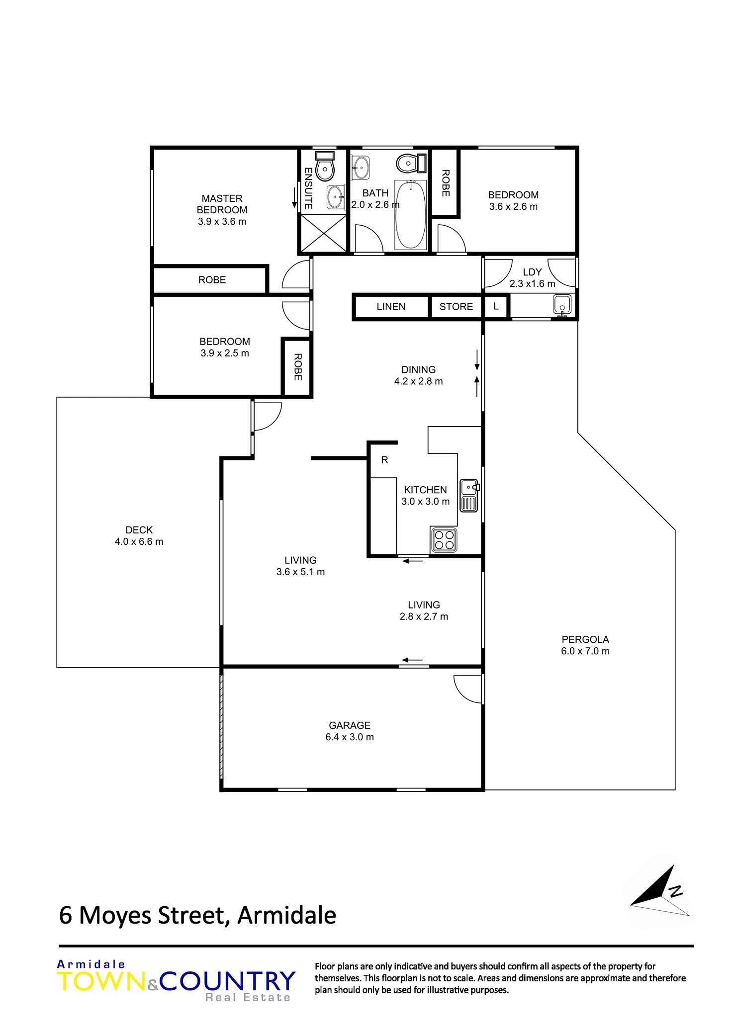 Floorplan of Homely house listing, 6 Moyes Street, Armidale NSW 2350