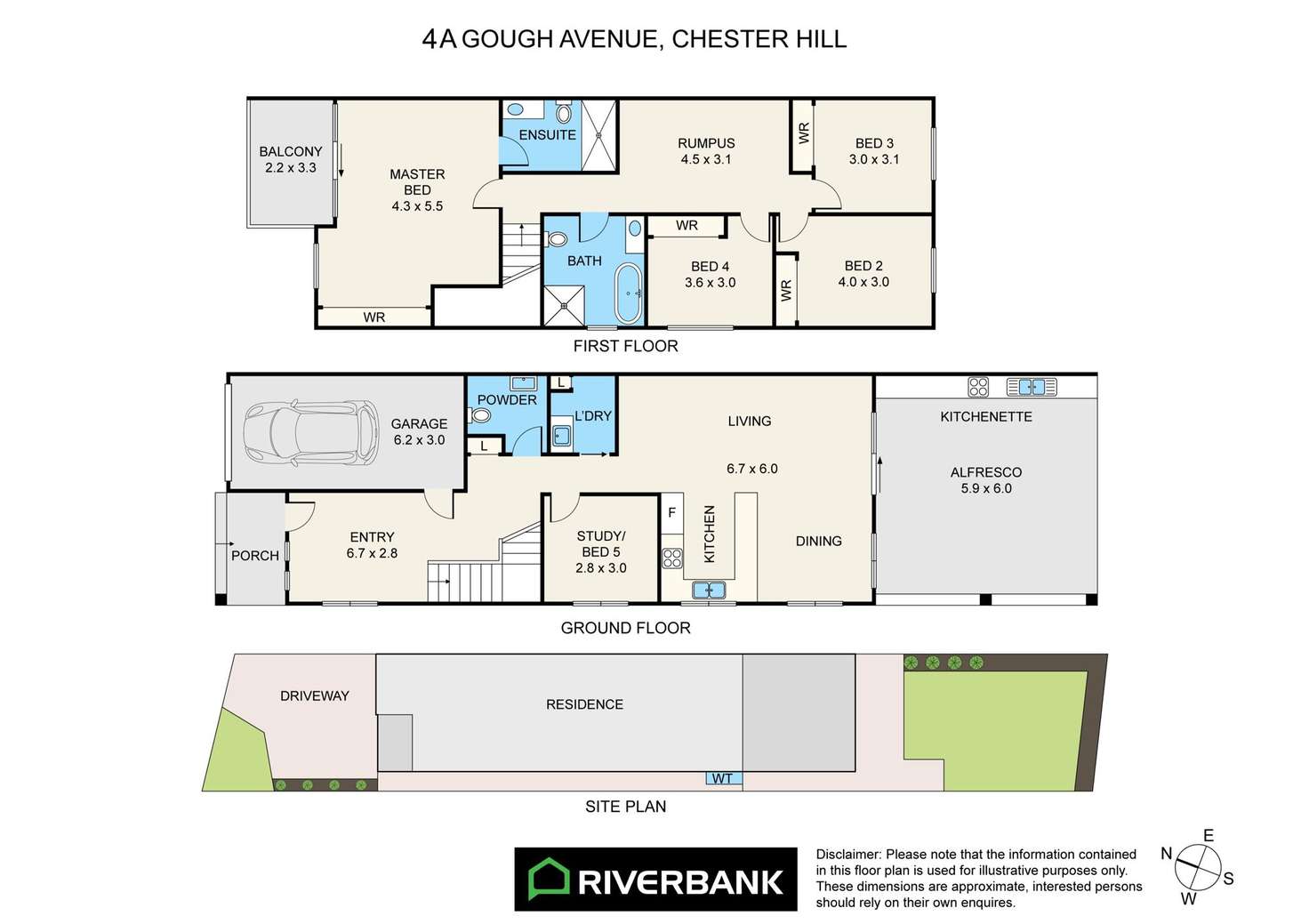 Floorplan of Homely house listing, 4 Gough Avenue, Chester Hill NSW 2162