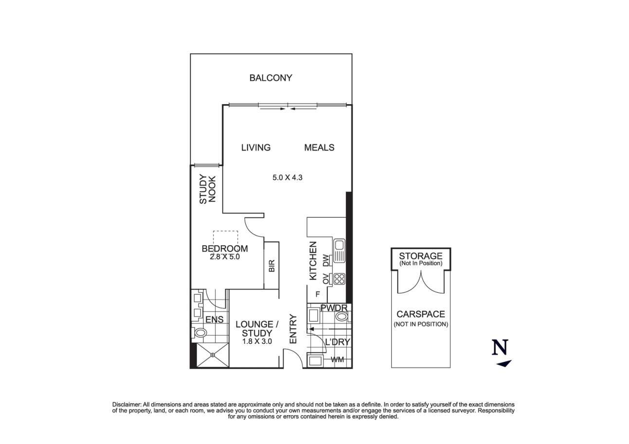 Floorplan of Homely apartment listing, 510/91-93 Tram Road, Doncaster VIC 3108