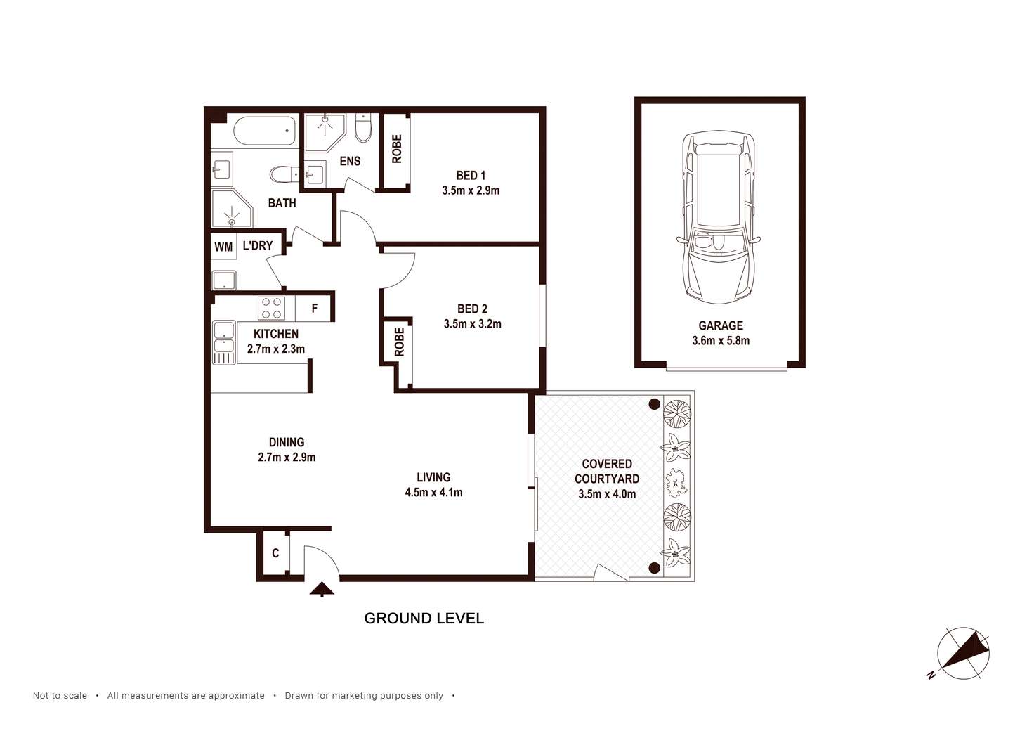 Floorplan of Homely unit listing, 3/9-15 May Street, Hornsby NSW 2077