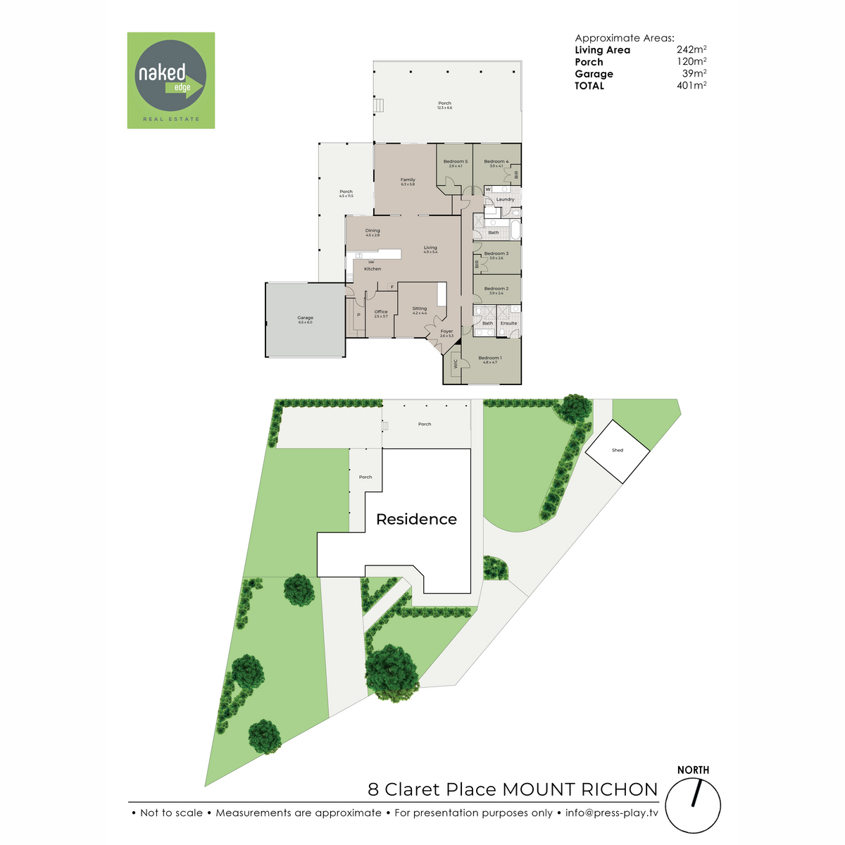 Floorplan of Homely house listing, 8 Claret Place, Mount Richon WA 6112