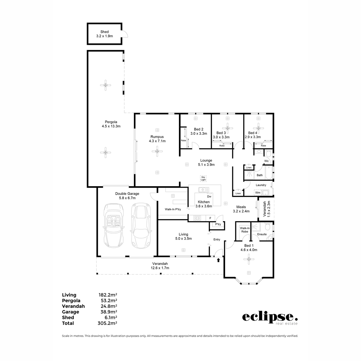 Floorplan of Homely house listing, 27 St Clair Parade, Greenwith SA 5125
