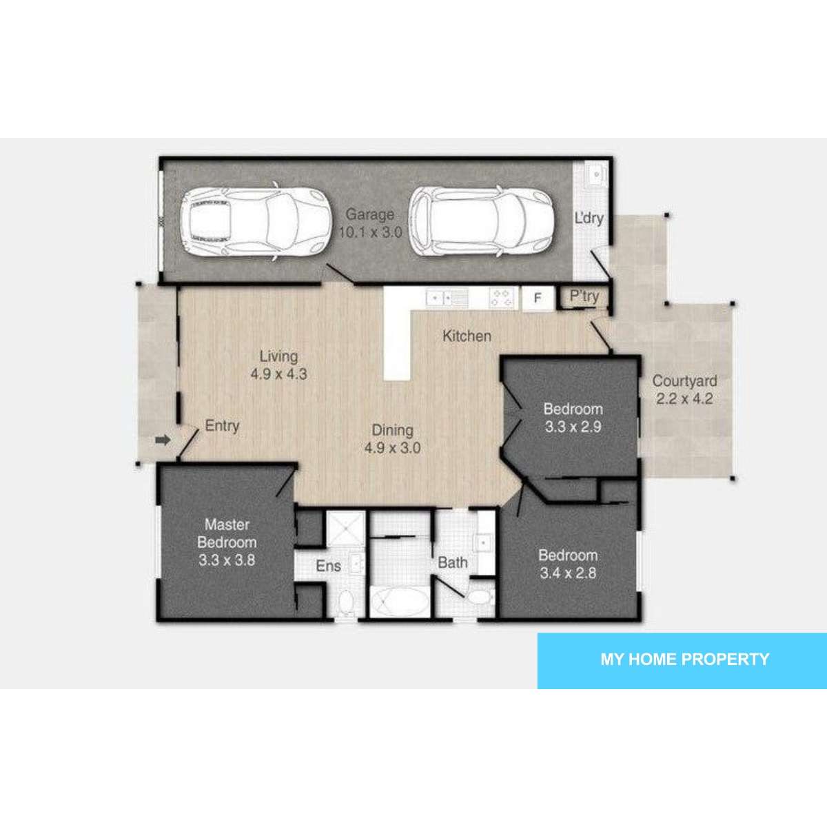Floorplan of Homely townhouse listing, 18/239-249 Mooroondu Road, Thorneside QLD 4158