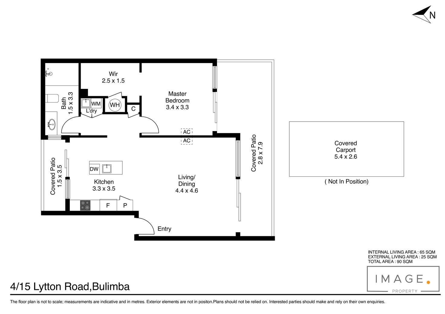 Floorplan of Homely apartment listing, 4/15 Lytton Road, Bulimba QLD 4171