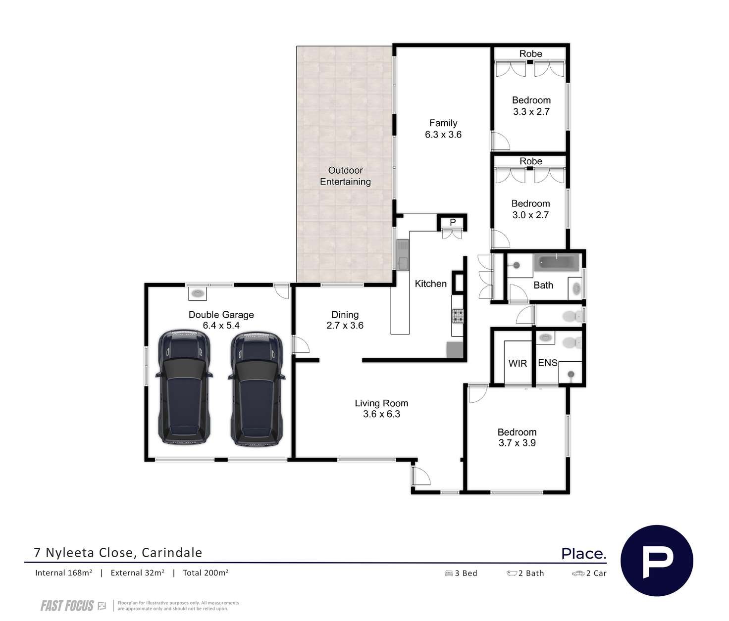 Floorplan of Homely house listing, 7 Nyleeta Court, Carindale QLD 4152