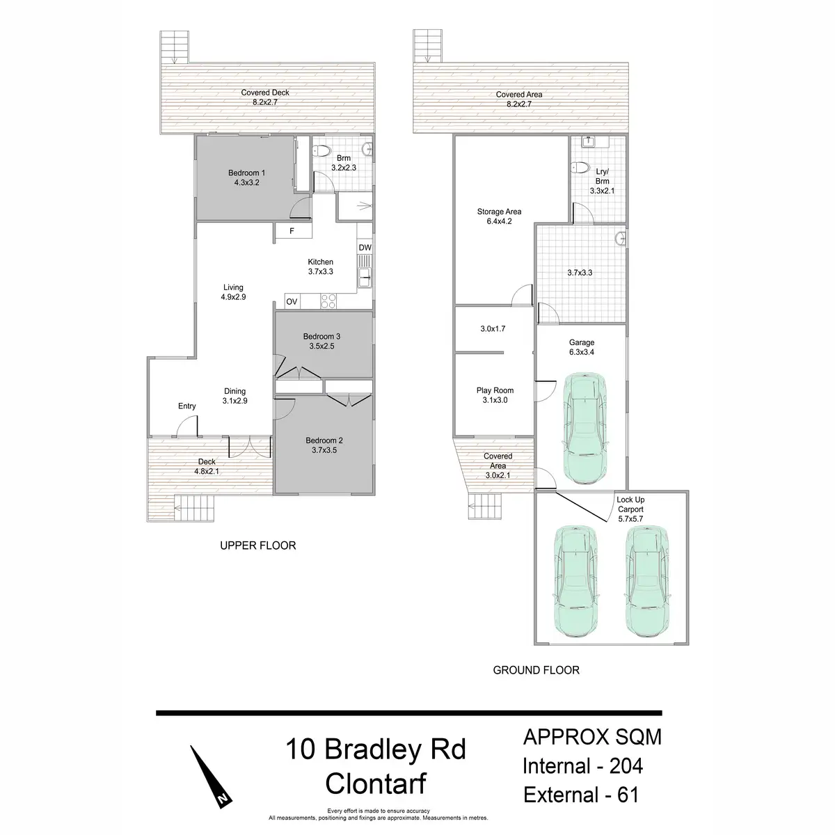 Floorplan of Homely house listing, 10 Bradley Road, Clontarf QLD 4019