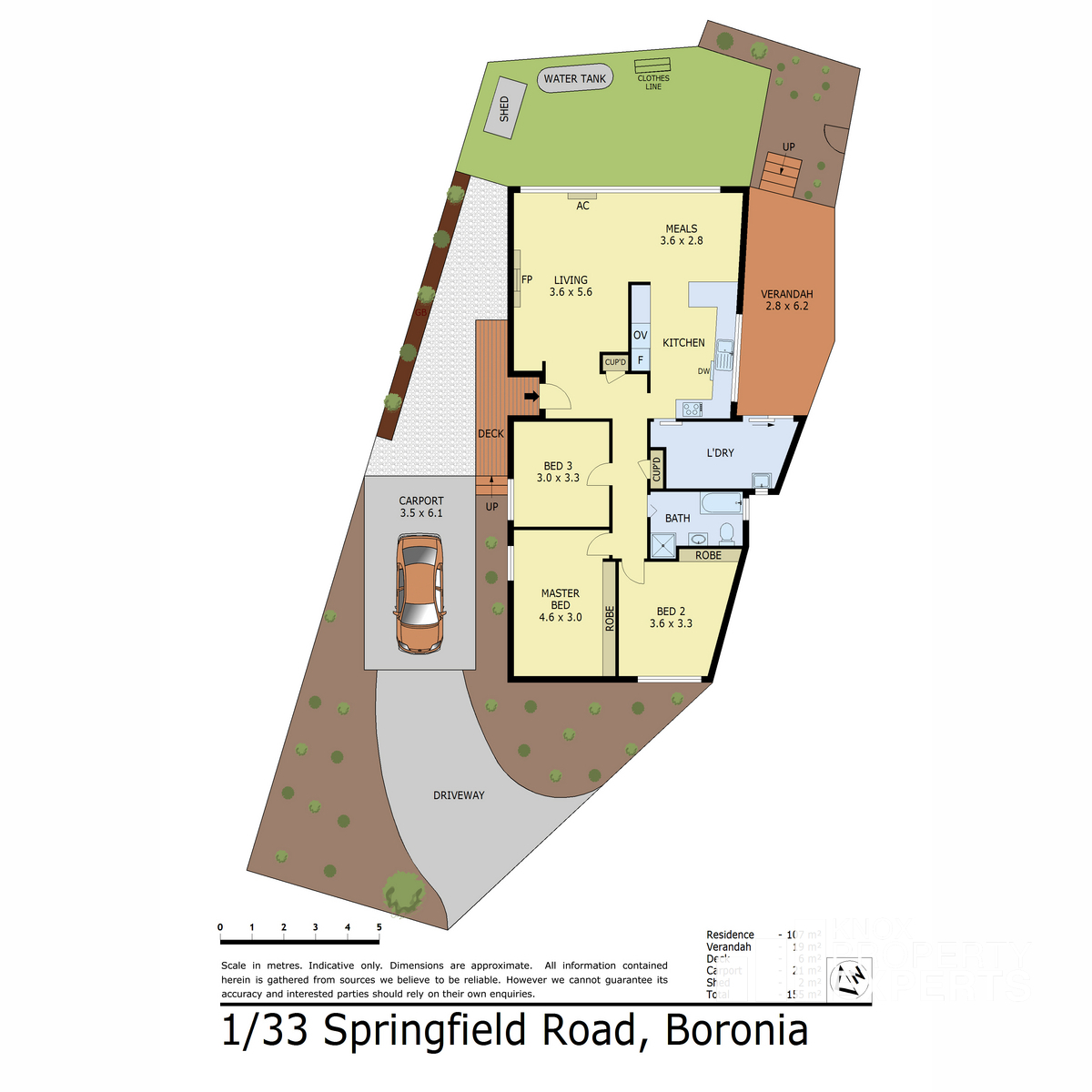 Floorplan of Homely house listing, 1/33 Springfield Road, Boronia VIC 3155