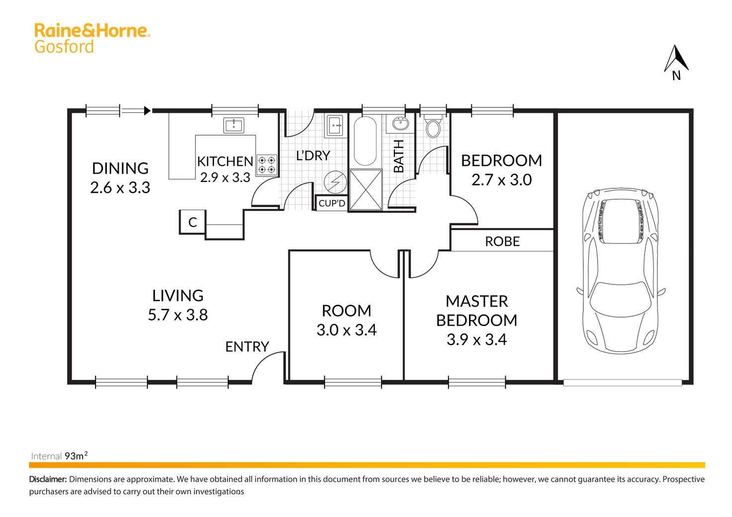 Floorplan of Homely semiDetached listing, 2/253 Brisbane Water Drive, West Gosford NSW 2250