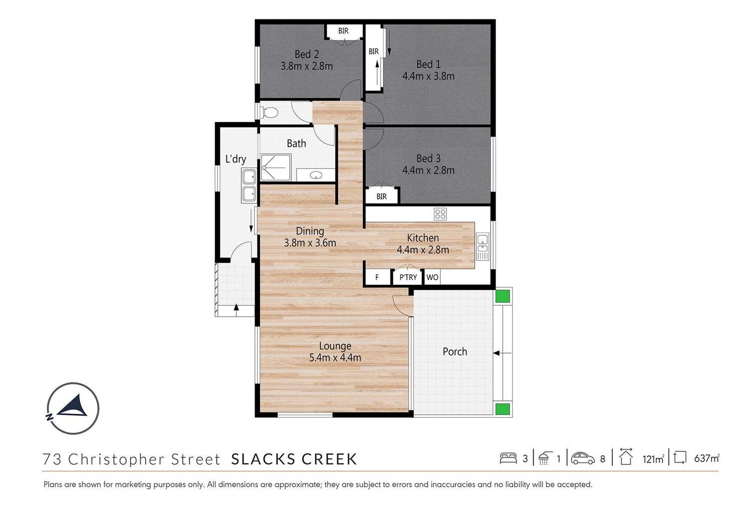 Floorplan of Homely house listing, 73 Christopher Street, Slacks Creek QLD 4127