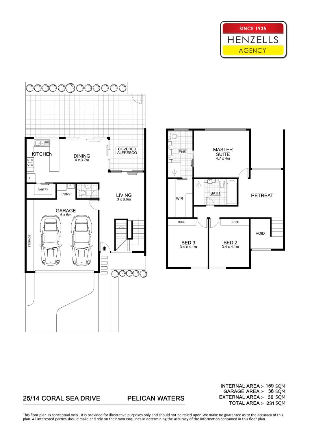Floorplan of Homely townhouse listing, 25/14 Coral Sea Drive, Pelican Waters QLD 4551