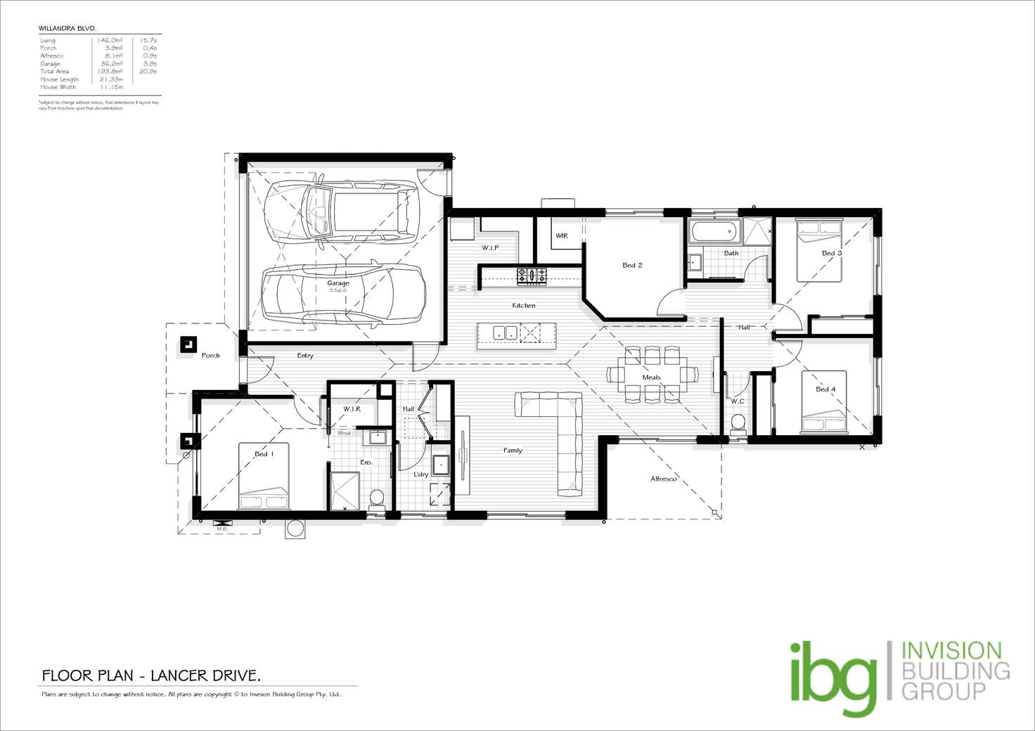 Floorplan of Homely house listing, 58 Lancers Drive, Harkness VIC 3337