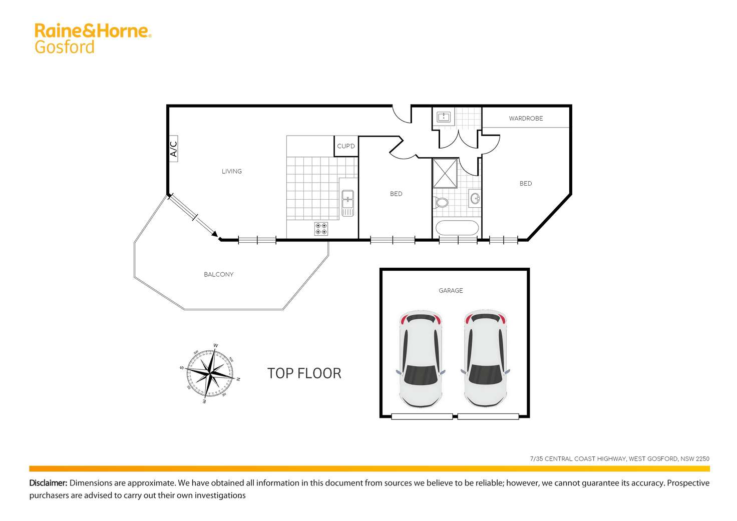 Floorplan of Homely apartment listing, 7/35 Central Coast Highway, West Gosford NSW 2250