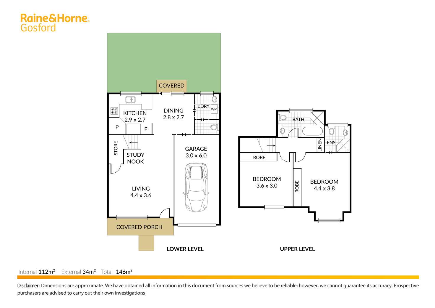 Floorplan of Homely townhouse listing, 13/43-45 Donnison Street, West Gosford NSW 2250