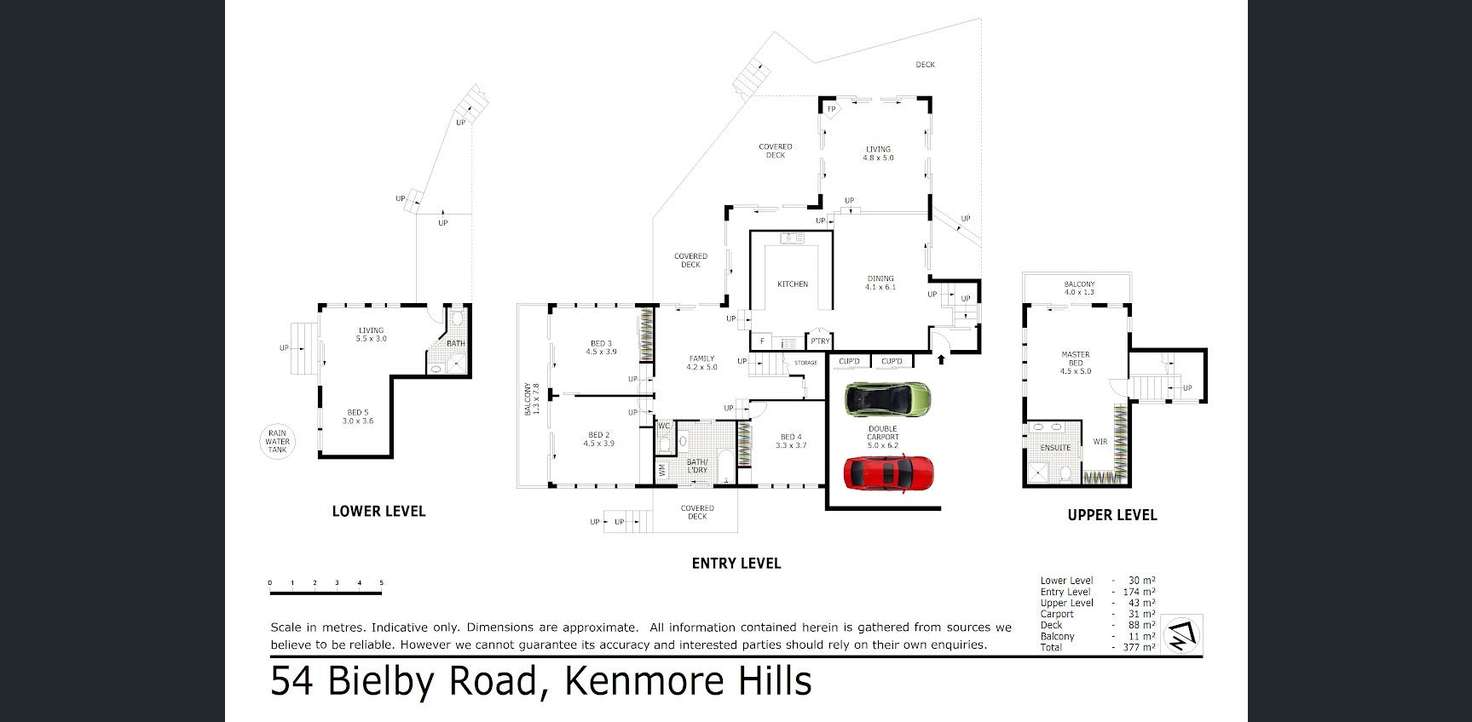 Floorplan of Homely house listing, 54 Bielby Road, Kenmore Hills QLD 4069