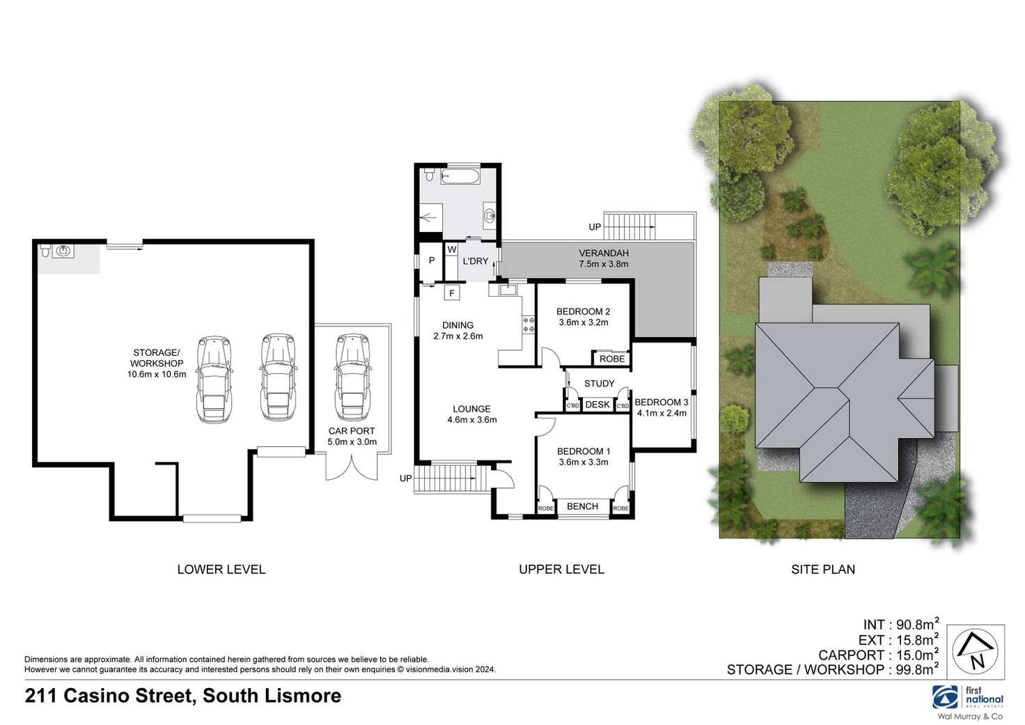 Floorplan of Homely house listing, 211 Casino Street, South Lismore NSW 2480