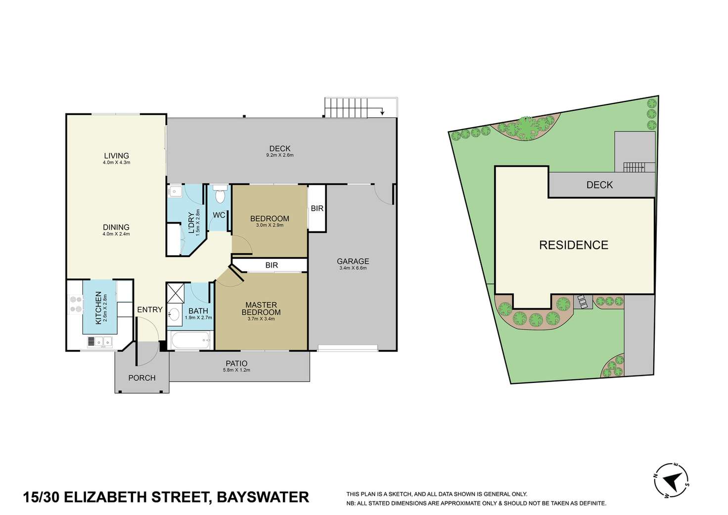 Floorplan of Homely unit listing, 15/30 Elizabeth Street, Bayswater VIC 3153